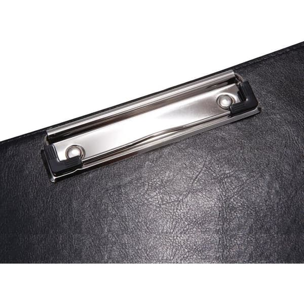 XJYDNCG A4 Dokumentholder, Clip-on Konferencemappe, Skrivebordsorganizer, Multi-rum, Til møder og arbejde - Sort