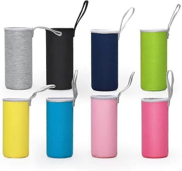 Flaskfodral 8 Delar Isolerat Neopren Flaskskydd Termiska Väskor Flaskfodral Glasflaskor Väska För Glas