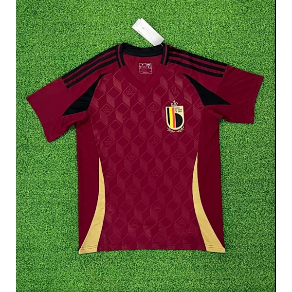 2024 EM Frankrike drakt Italia landslag England Spania Brasil fotballdrakt Belgia hjemmedrakt Belgium home M