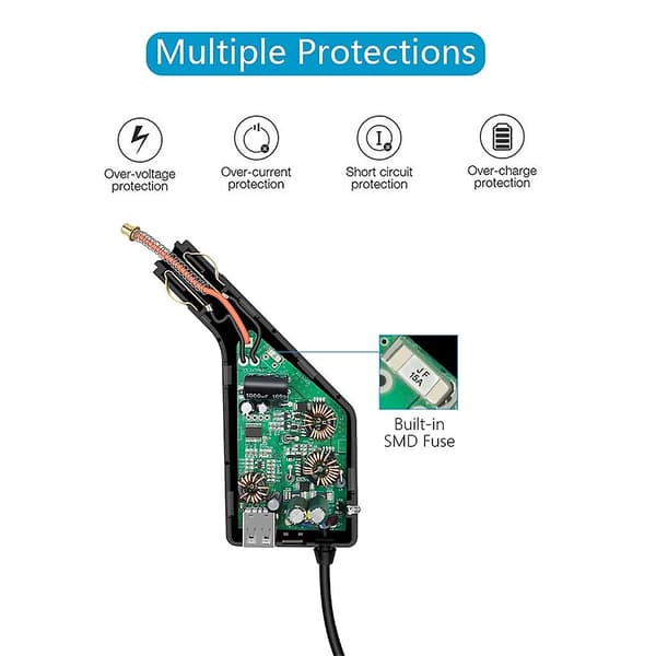 3-i-1 Batteribilsladdaradapter Snabbladdare för Mini 3 Pro/MINI 3 Drönare