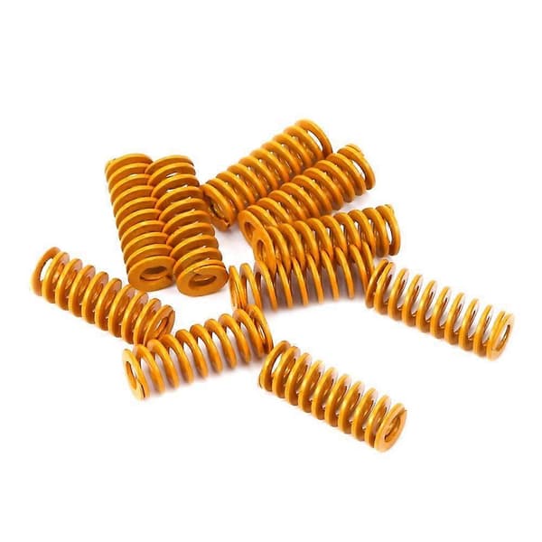 3D-printer varmeplade nivelleringsfjeder 8x20mm kompression gul til 2 3 Pro -10S PRO varmeplade (10 stk)