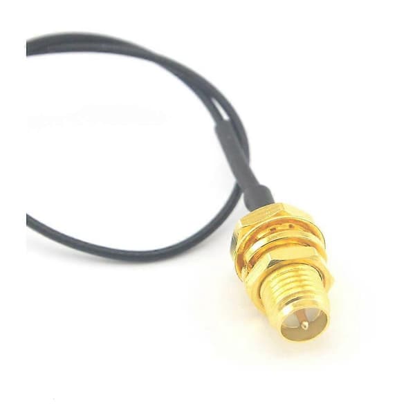 U.FL Mini PCI till RP-SMA Pigtail Antenn WiFi-kabel, 2-pack