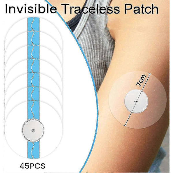 Freestyle Libre 3 Sensor, 45 Stk. Freestyle Libre 2 Transparent Plaster Freestyle Libre For Freestyle Libre 1 2 Og 3 Sensorer Selv Ny(EPB17)