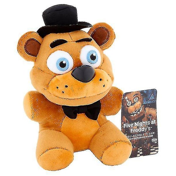 9.8/25cm söt leksak Freddy plysch Fazbear leksaker Five Nights At Freddy's Golden Bear Nightmare Cupcake Foxy Balloon Boy