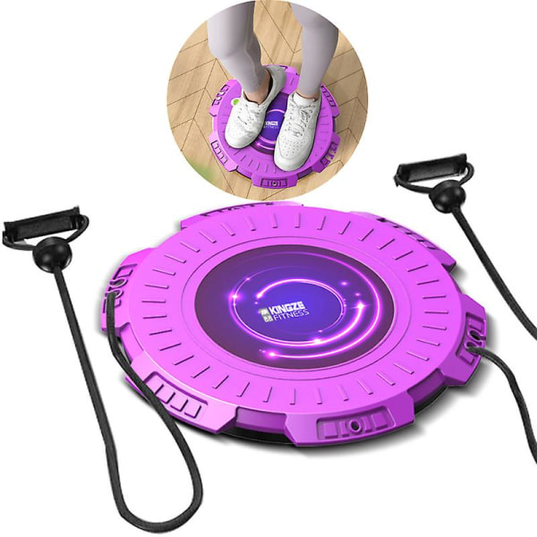 Twist plate magnet vridmoment maskin midja bantning fitness motionär buk bantning midja fitness utrustning Purple