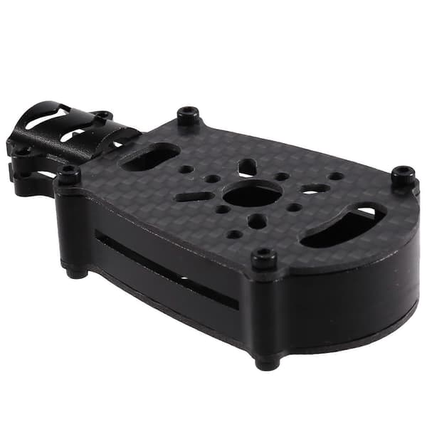 Universal 16MM motorbeslagbase til luftfotografering Quadcopter Hexacopter Octocopter Multi-Rotor Drone Black