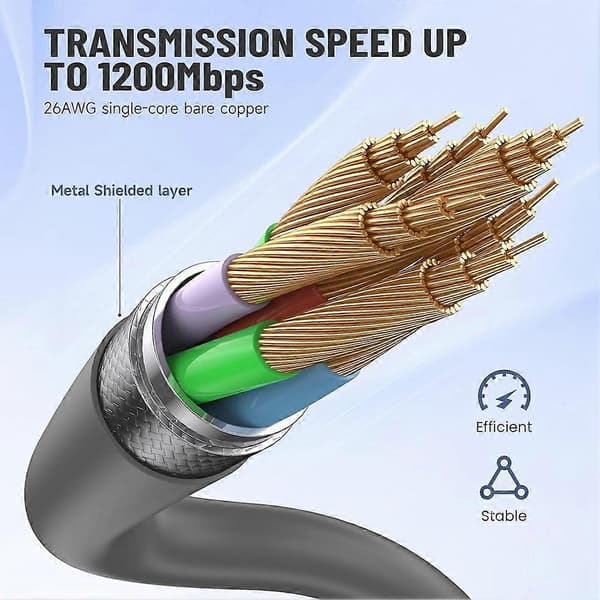 Til rektangulær Gen3 V3 udskiftningskabeladapter til kabel RJ45 Ethernet hunstik parabolside Gray