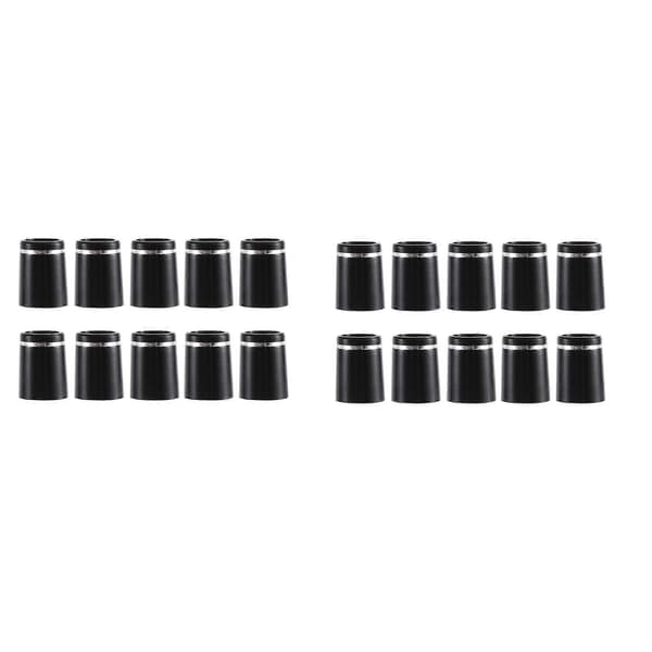 20 st golfhylsor 8.5X16X12.2MM skaftadapter golfskaft tillbehör utrustning Black