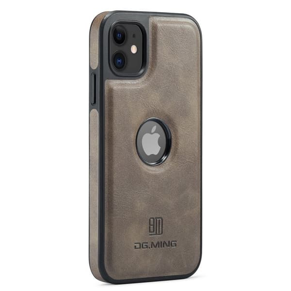 DG.MING Mobilcover til iPhone 11 PU Læder Coated PC+TPU - Brun