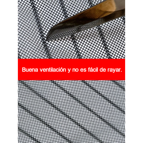 Hyttysverkko oveen, magneettinen oviverho, itsestään sulkeutuvilla magneeteilla ja tarranauhalla Black 120*230