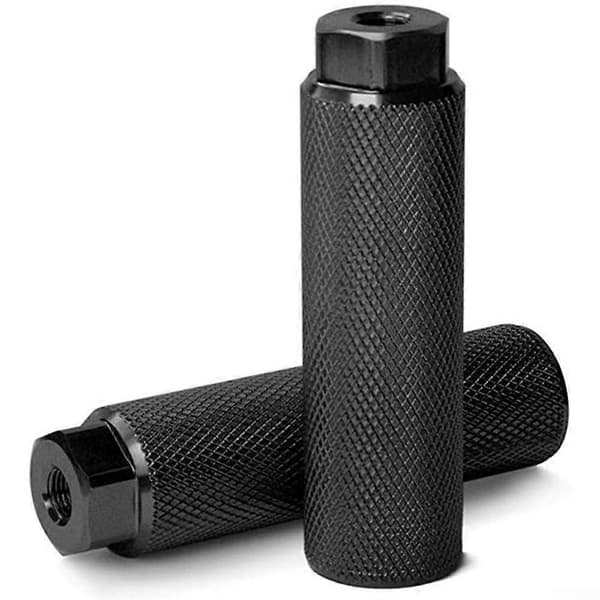 Par Sykkelpinner 100x28MM Tilbehør Aluminiumslegering black