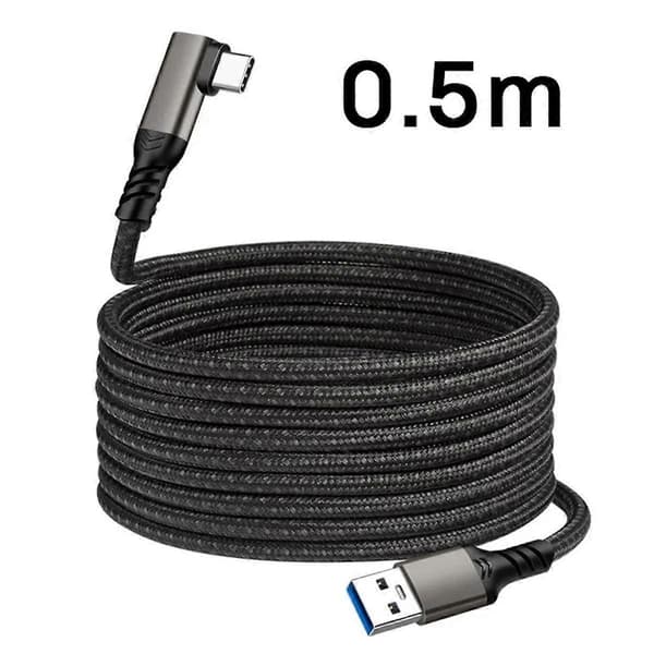 Link-kabel for Quest 2 VR USB 3.2 Hurtigladekabel Dataoverføring Raske ladinger VR Headset Tilbehør As Shown