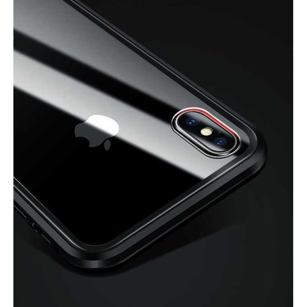 iPhone XS Max Full Coverage Premium Case Glassback V4 Transparent transparent