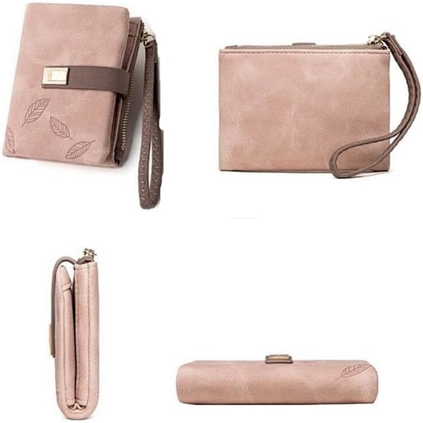 PU Läderplånböcker för Kvinnor - Utsökt Design Pink