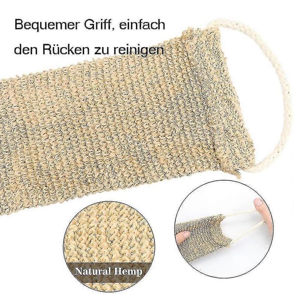 Sangle Lave Dos Gant De Crin Eponge Dos Douche Bain Mænd Kvinder