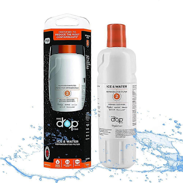 Everydrop by Whirlpool Jääkaappisuodatin 2, EDR2RXD1, 3 kpl