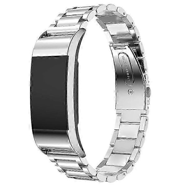 316L Rustfrit Stål Urrem til Fitbit Charge 2 Silver