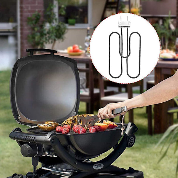 Grilli vastus Weber sähkögrilliin 66631 / 65621 lämmityselementti (230v 2200w) Q140 / Q1400 Eu