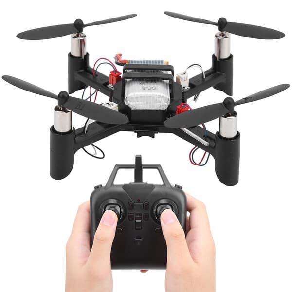 Bygg Ditt Eget Mini RC Drone-sett – Plast- og Metallramme Pedagogisk Quadcopter