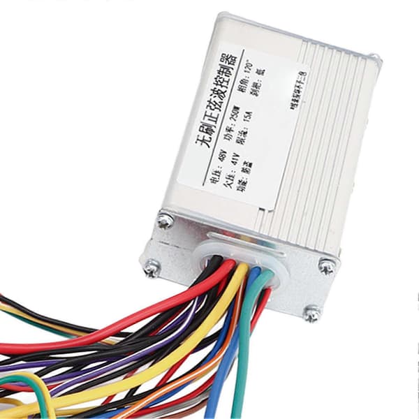 48V 250W Elektrisk Cykel Børsteløs Controller Aluminium Legering Børsteløs Motor Controller til Elektrisk Cykel Scooter