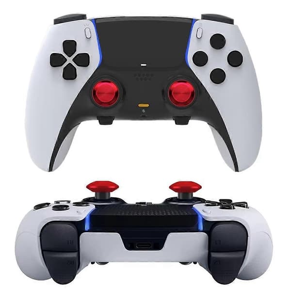6-i-1 metall tommeljoystick-hette tilbehør for Edge Series-kontroller 6 utskiftbare joysticker gull Gold