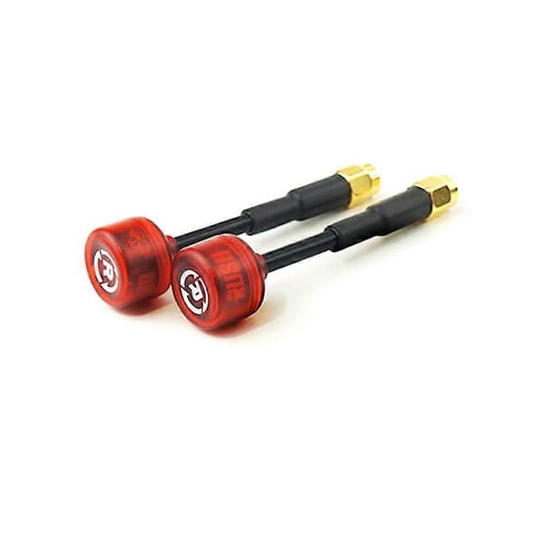 2 STK FPV 5.8G Antenne RHCP Antenne VTX VRX Antenne Langdistanse Antenne Koblingsadapter for RC FPV
