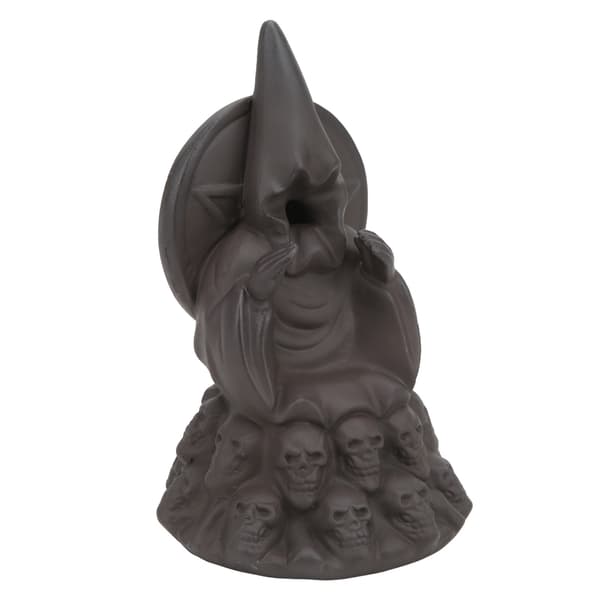 Skull Waterfall Incense Holder New Design Handmade Ceramic Backflow Incense Burner for Bedroom Study Office