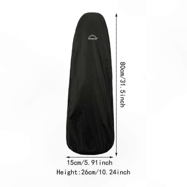 Vandtæt Violin Kassedækken til Rejser og Opførelser, Trekant Design, Sort Triangle Black Medium