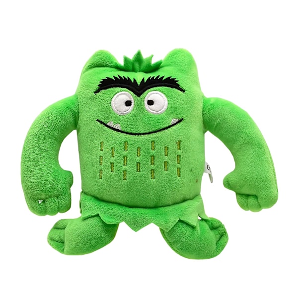 Färgmonster Plyschleksak Söta Känslodocka Min Humör Mini Monster Cartoon Docka Green