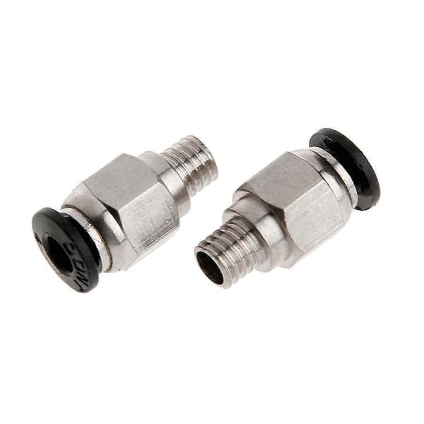 5 st PC4-M6 Rak Pneumatisk Koppling Snabb Push-to-Connect Koppling