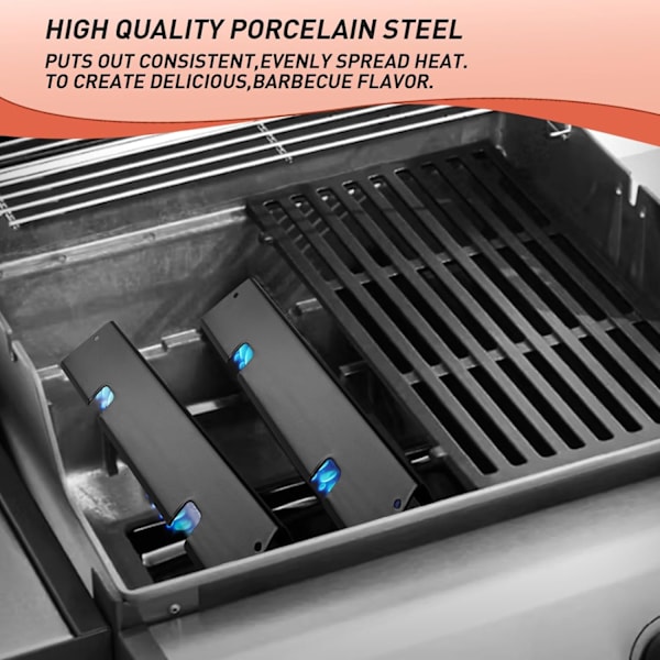 7635 Flavorizer Bars til Weber Spirit II E210 S210 Grills, 15.3\" Opgraderede Bars Grill Reservedele til Weber II & I E215 E220 S220 GS4 Grills, (3. 7635/2-3PCX