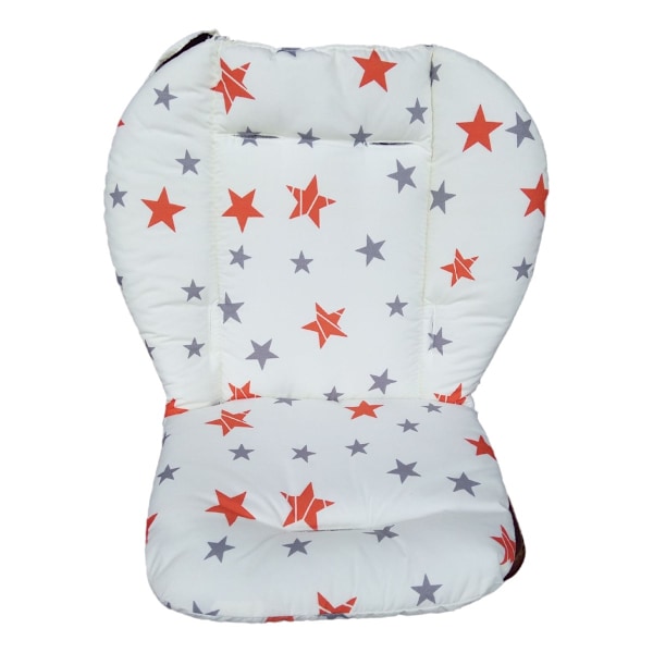 Setetrekk for barnestol, dyremotiv, pustende Red giraffe