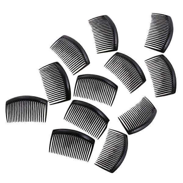 3-21-pack 12 stycken Dam Plast Hårkam Klämma Slide Hårnål Håraccessoarer 3 Pcs