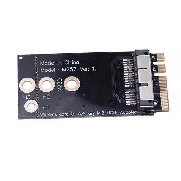 Til A1466 BCM94360CS2 Trådløst Netværkskort til NGFF Adapterkort M.2 Key A/E Adapter til Mac OS Black