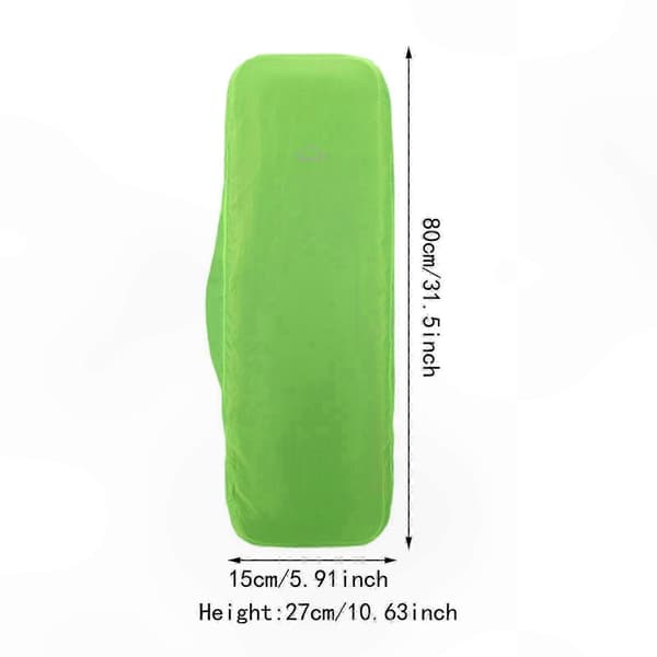 Vandtæt Violin Kassedækken til Rejser og Opførelser, Trekant Design, Sort Rectangle Green Medium