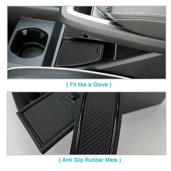 Auton keskikonsolin säilytyslaatikko Megane E-Tech 2022 2023 Auto Interior Renault Megane E-Tech -tarvikkeille 2023 Black