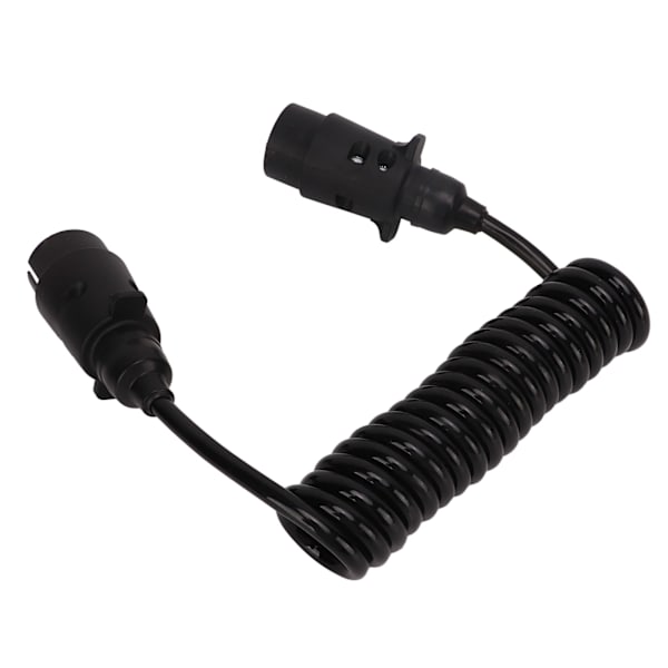 2m Trailer Light Board Extension Cable 7 Pin Plug Socket Adapter for Vehicles Caravans Motorhomes