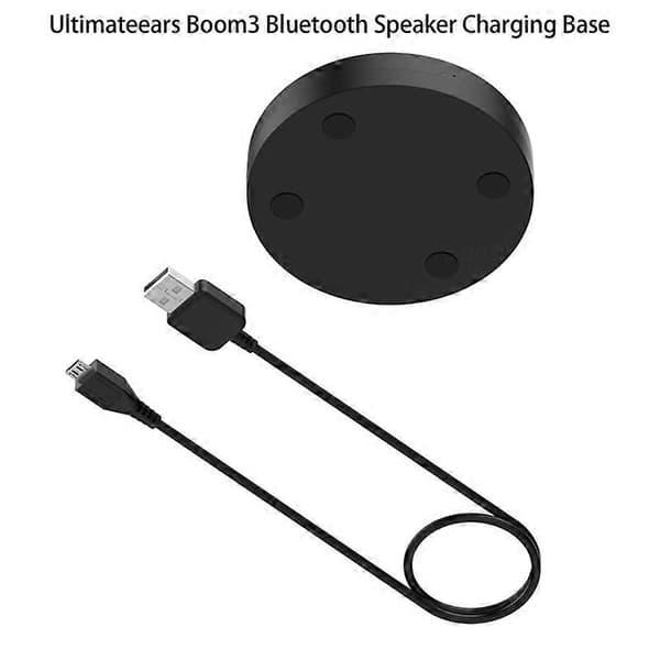 For Boom3 Bluetooth-høyttalerladestasjon UE BLAST DOCK bærbar lader Black