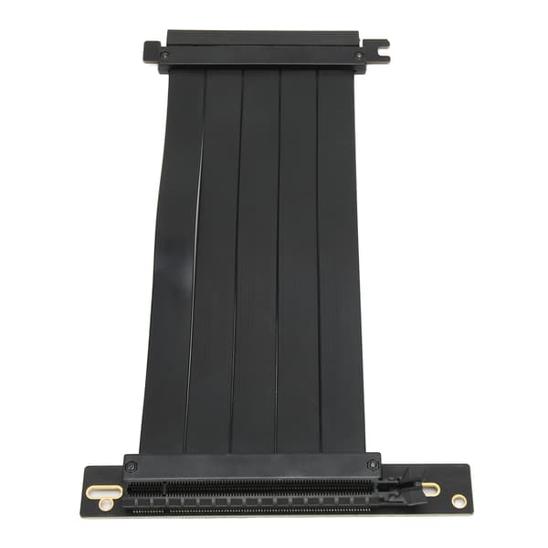 PCI Express Gen4 Riser Cable, Complete Gaming Solution with High-Speed Data Transfer, 90-Degree Right-Angle EMI Shielded Interface