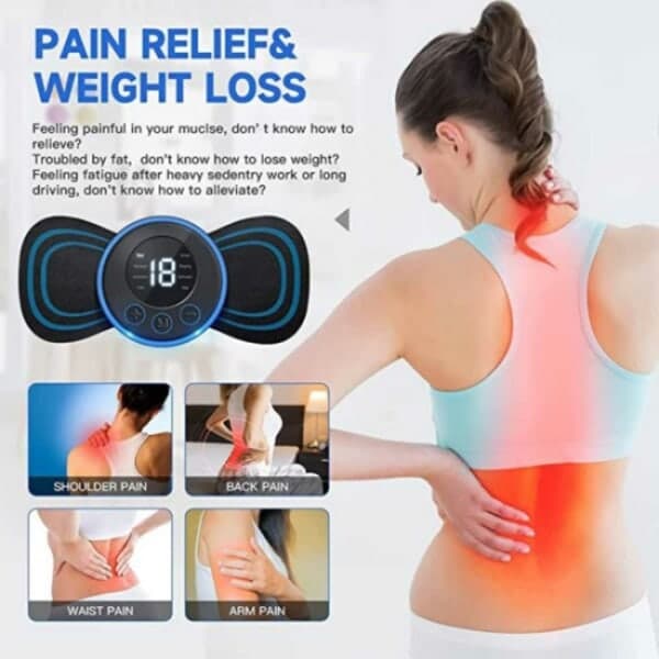 Back Massage Neck Massage Shoulder Massage - Wireless Massage blu