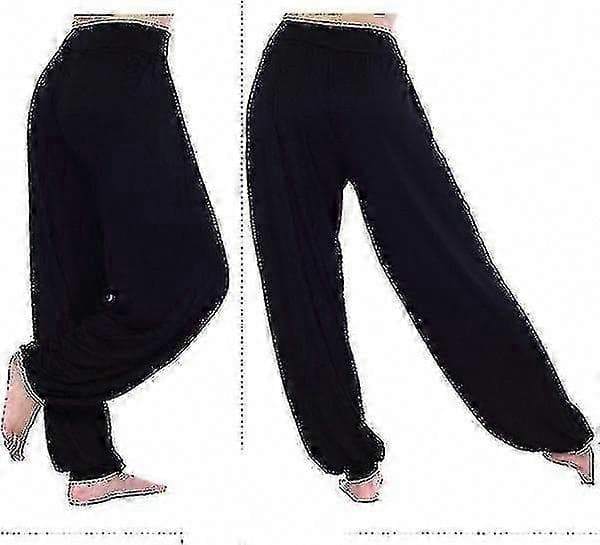 [LCS] Dame Harem Bukser Vide Bloomers Bukser Sort Black 2XL