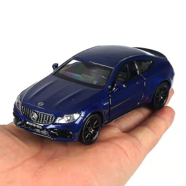 Simulering Utsökt Diecasts Leksaksfordon Rmz City C63 S Amg Coupe 1:36 Legering Modell Pull Back Bilar Räls/motor/bilar/cyklar C63 S White