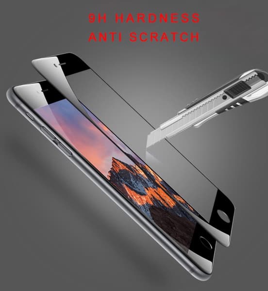 Näytönsuoja 10-PACK iPhone 6/6S 2.5D Kehys 9H HD-Clear ProGuard Svart