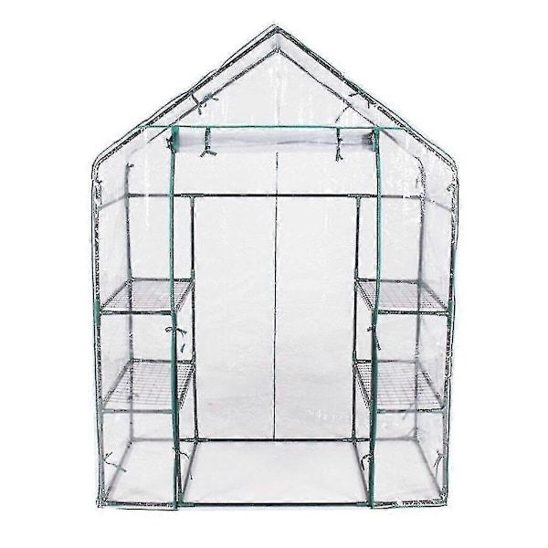 Växthus Plast Hopfällbart Transparent Skydd Blomma Bonsai Växt Skyddande Odlingstält Qinhai