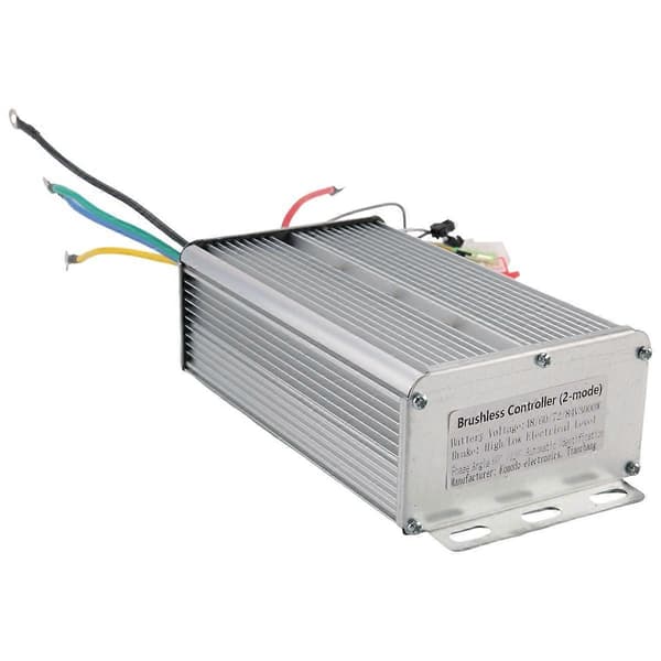 Intelligent børsteløs controller 48V 60V 72V 84V 3000W E-cykel børsteløs motorcontroller til elektrisk Silver