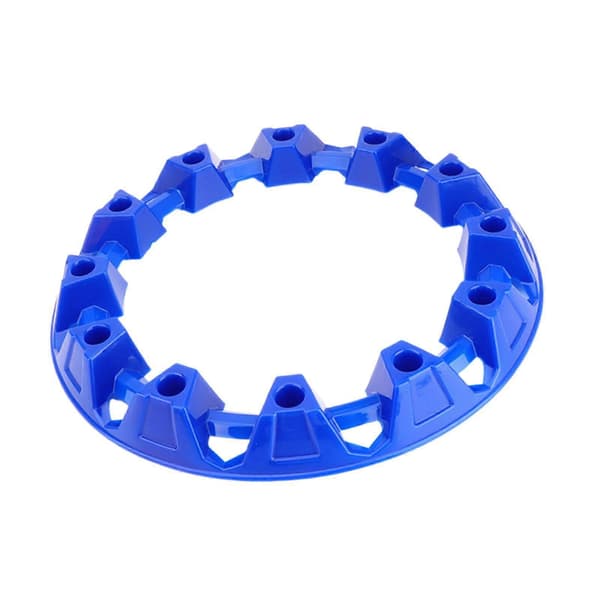 Generisk ATV Fælgbeskyttelse Dekor Modifikation Dele Multiformål Blue 10 Inches