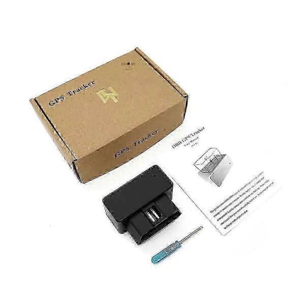 Bil OBD II LBS+GPS Mini Tracker med röstmonitor OBD2 ELM327 Auto Realtids GPS SIM Positioner Spårning Fordonslokalisering + App