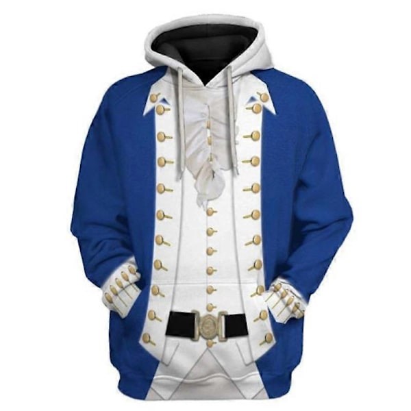 2023 Hættetrøje Historiske Figurer Kollektion 3D Digital Print Casual Hættetrøje Cosplay #Alexander Hamilton S