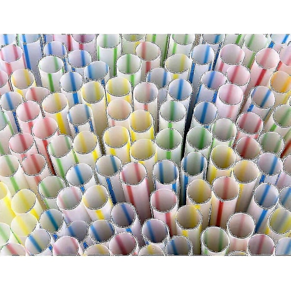 1000x Sugrör Plast Böjbara Färgglada Sugrör Födelsedag Bröllop Sommarfest Dryck 1000Pcs Multicolour