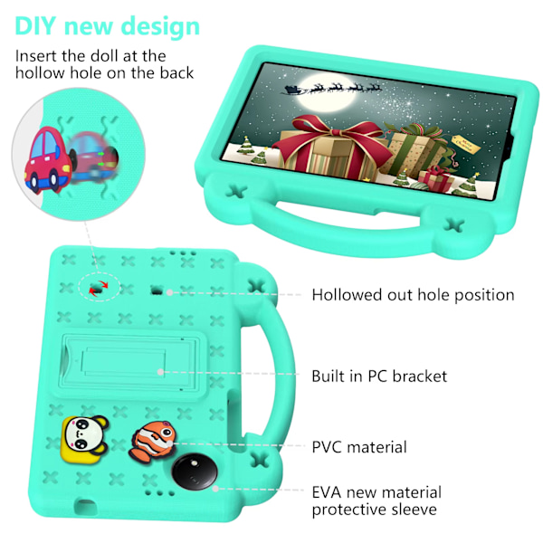 Støtsikkert beskyttelsesdeksel for Xiaomi Redmi Pad SE, etui med stativ for 8,7-tommers, 2024, 11-tommers nettbrett YELLOW Redmi Pad SE 11inch